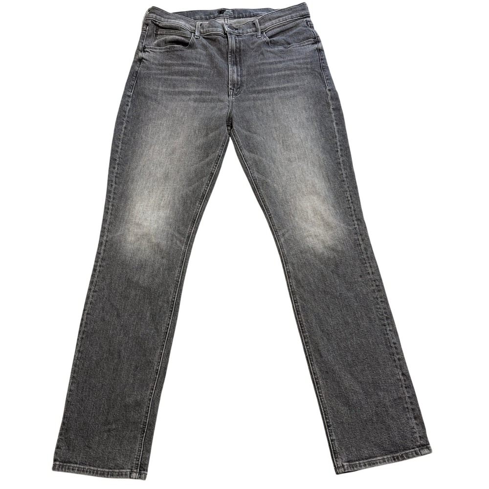 Mother The Dazzler Hover Jeans Under The Bleachers Grey Straight Leg Denim 32